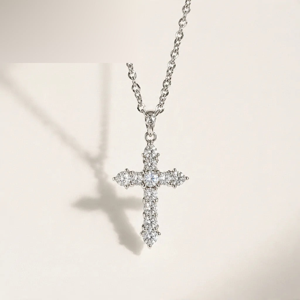 Nomad Crystal Cross Pendant