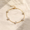 Nomad Flower Charm Bracelet | Pulsera de tréboles